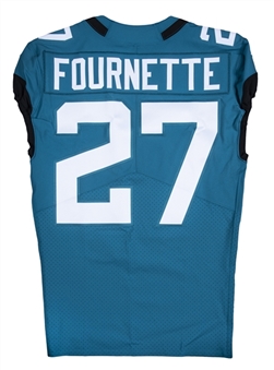 2020 Leonard Fournette Game Issued Jacksonville Jaguars #27 Alternate Jersey (MEARS)
